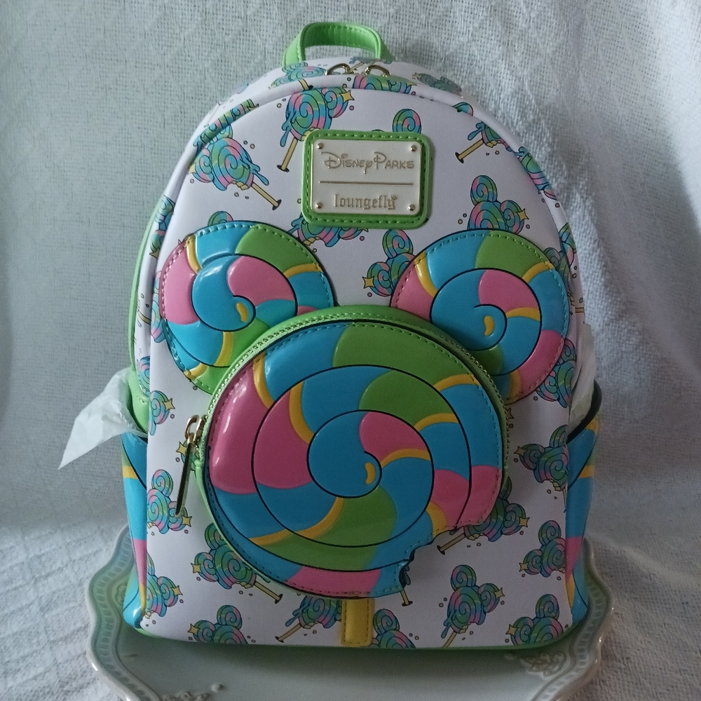 Loungefly × Disney Parks Disney Eats Mickey Mouse Lollipop Mini Backpack - Picture 14 of 14